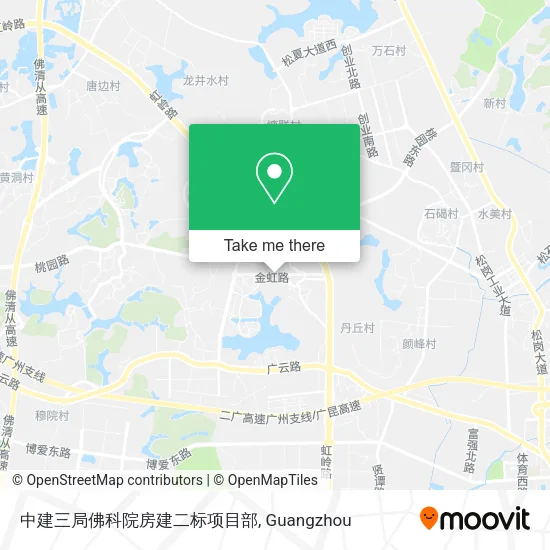 中建三局佛科院房建二标项目部 map