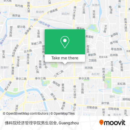 佛科院经济管理学院男生宿舍 map