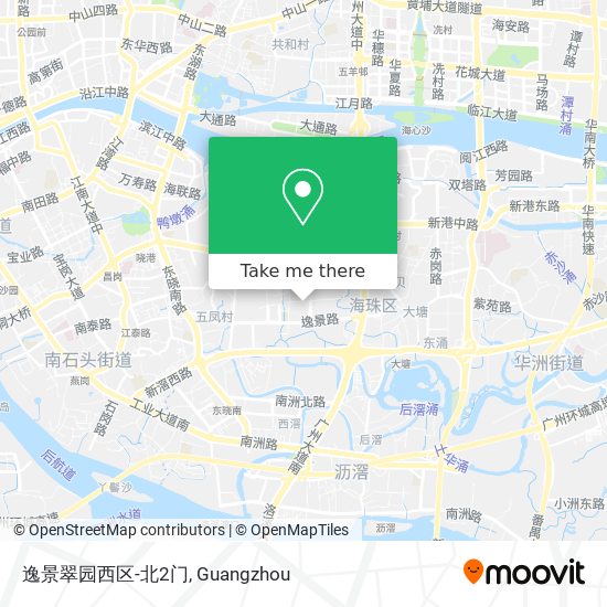 逸景翠园西区-北2门 map