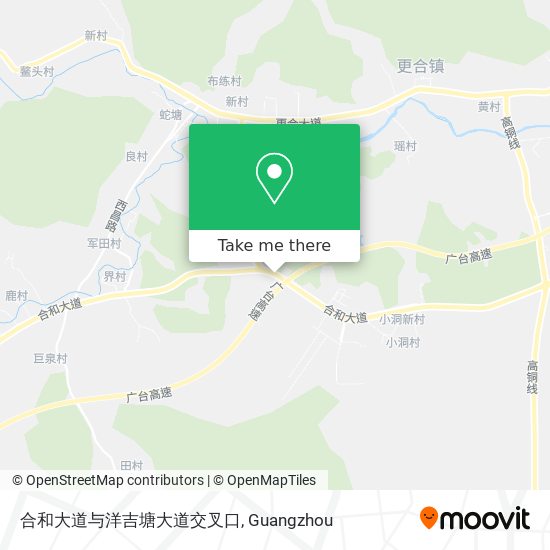 合和大道与洋吉塘大道交叉口 map