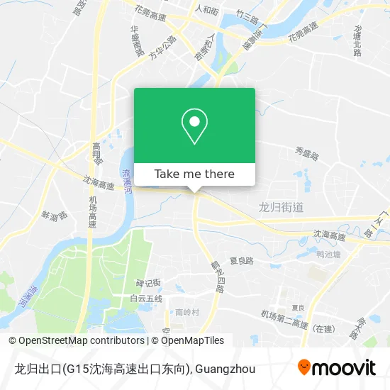 龙归出口(G15沈海高速出口东向) map