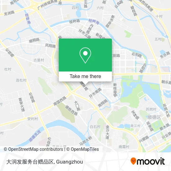 大润发服务台赠品区 map