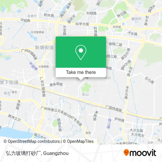 弘力玻璃打砂厂 map