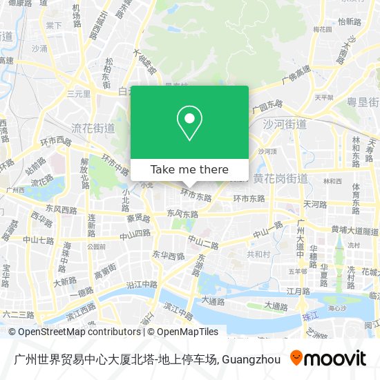 广州世界贸易中心大厦北塔-地上停车场 map