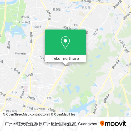 广州华练天歌酒店(原广州记怡国际酒店) map