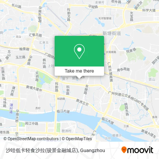沙哇低卡轻食沙拉(骏景金融城店) map