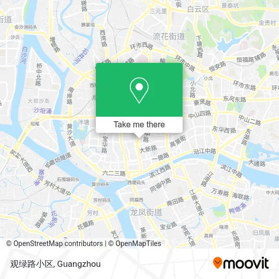 观绿路小区 map