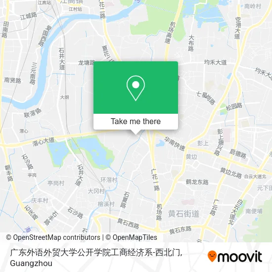 广东外语外贸大学公开学院工商经济系-西北门 map