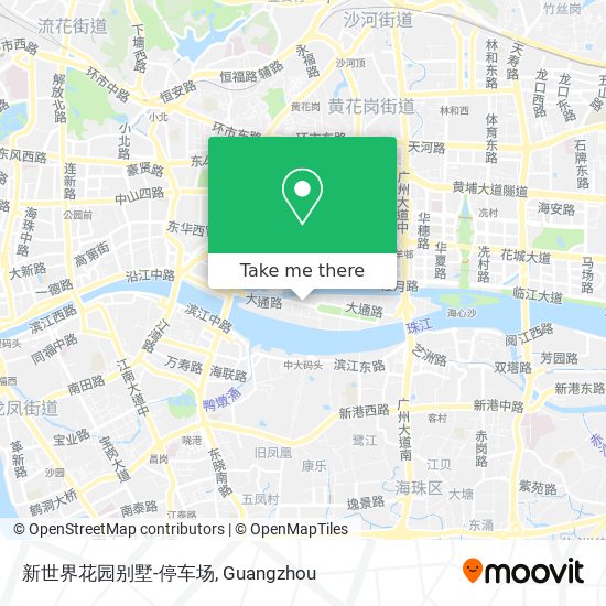 新世界花园别墅-停车场 map