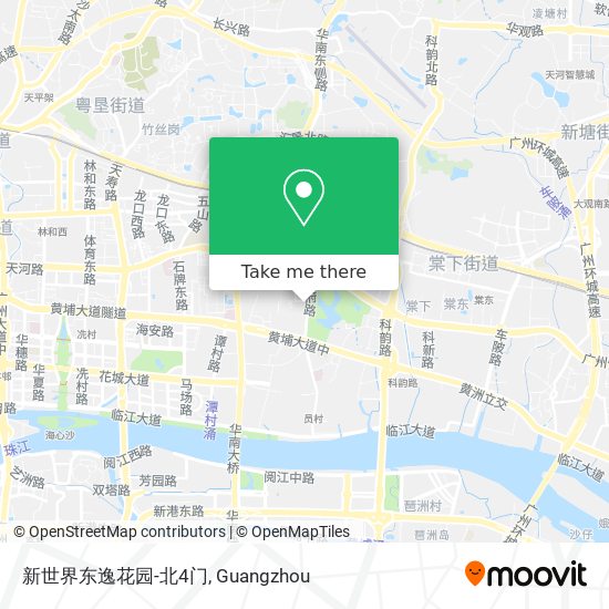 新世界东逸花园-北4门 map