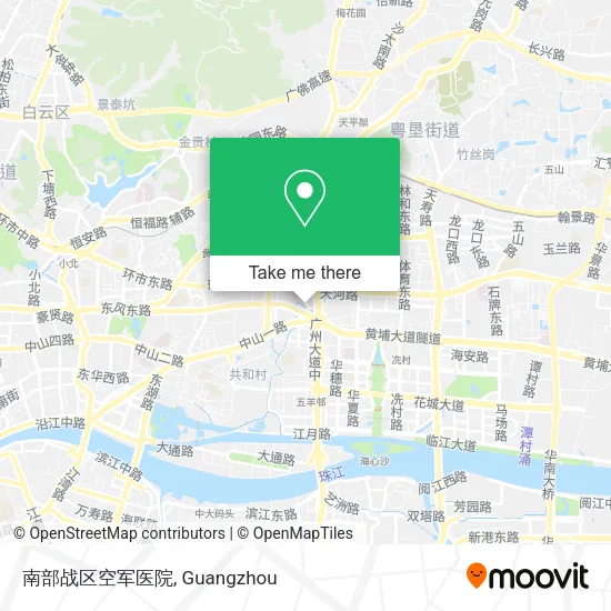 南部战区空军医院 map