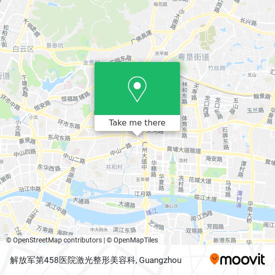 解放军第458医院激光整形美容科 map