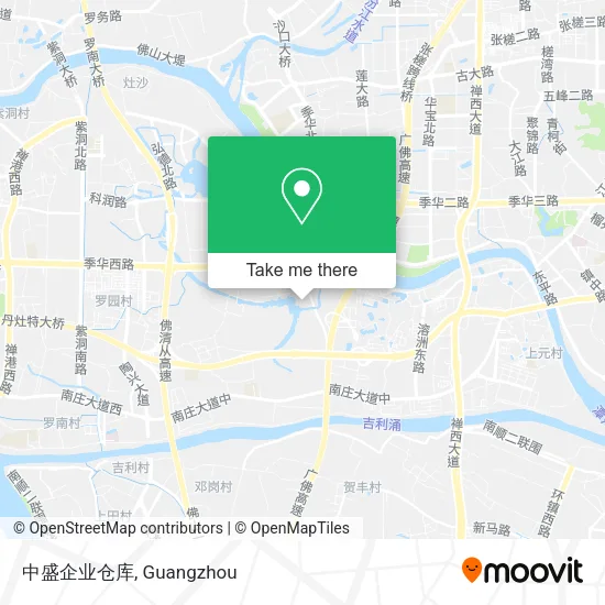 中盛企业仓库 map