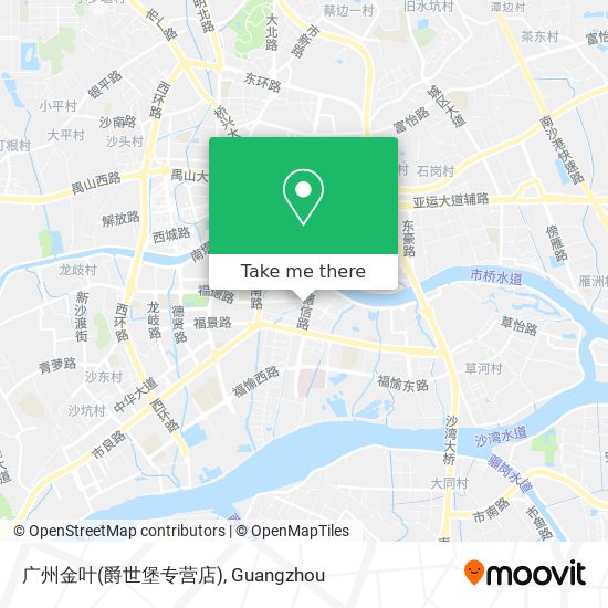 广州金叶(爵世堡专营店) map