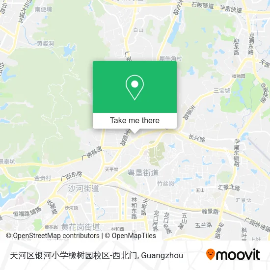 天河区银河小学橡树园校区-西北门 map