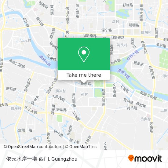 依云水岸一期-西门 map