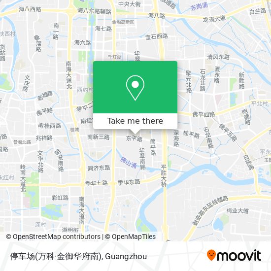 停车场(万科·金御华府南) map