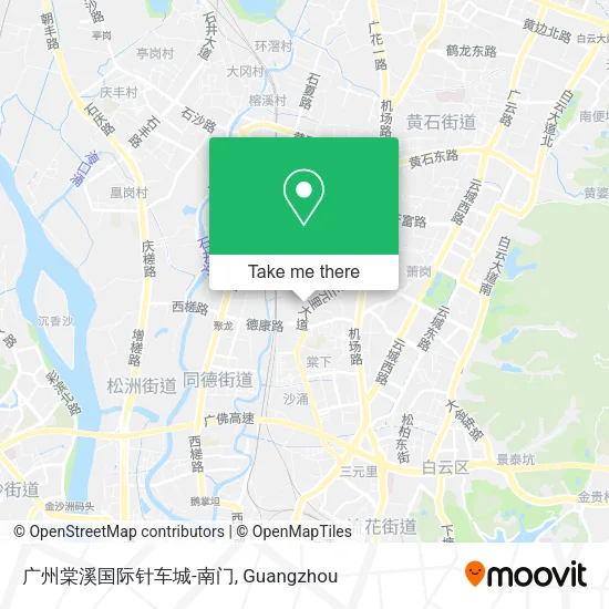 广州棠溪国际针车城-南门 map