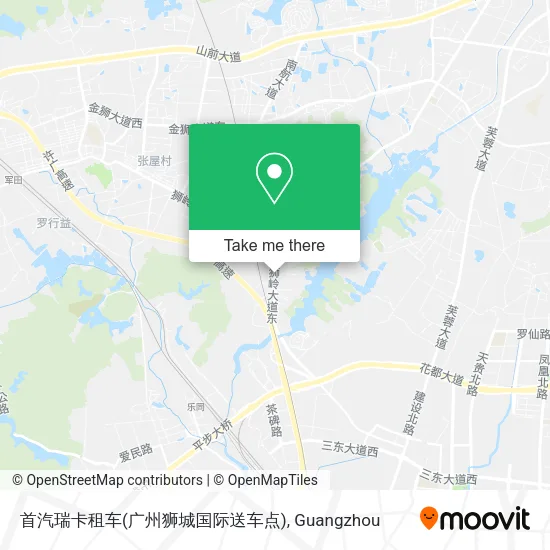 首汽瑞卡租车(广州狮城国际送车点) map