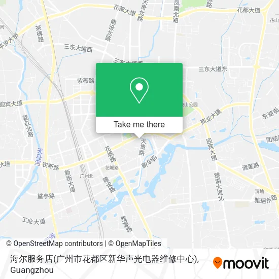海尔服务店(广州市花都区新华声光电器维修中心) map