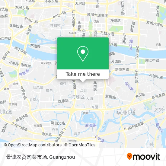 景诚农贸肉菜市场 map