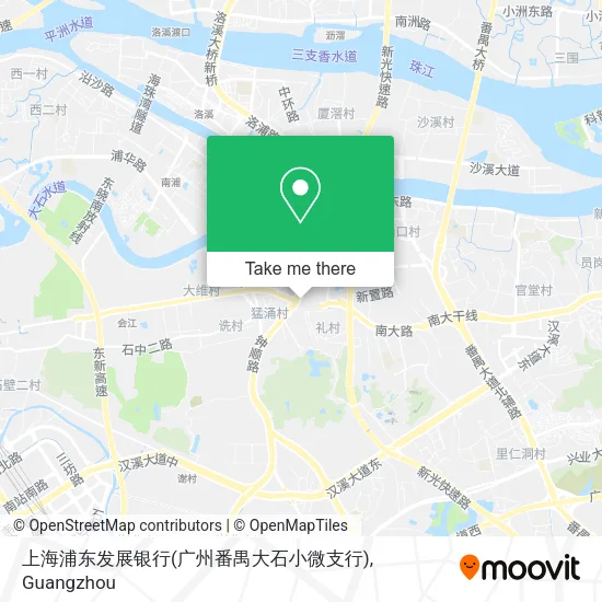 上海浦东发展银行(广州番禺大石小微支行) map