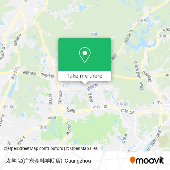 发学院(广东金融学院店) map