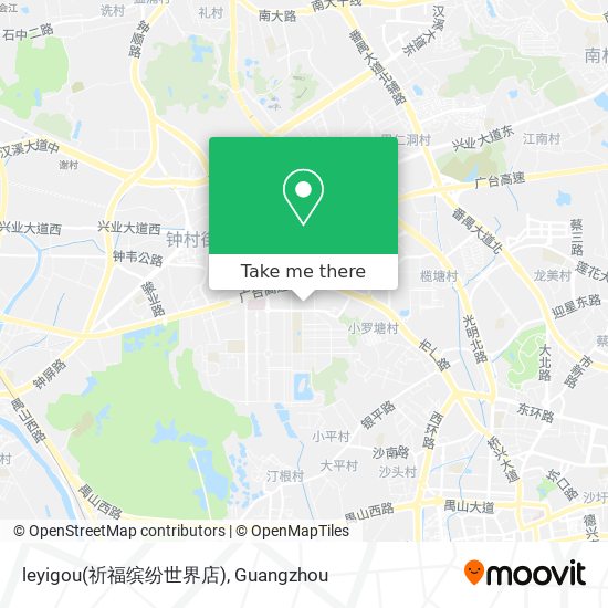 leyigou(祈福缤纷世界店) map