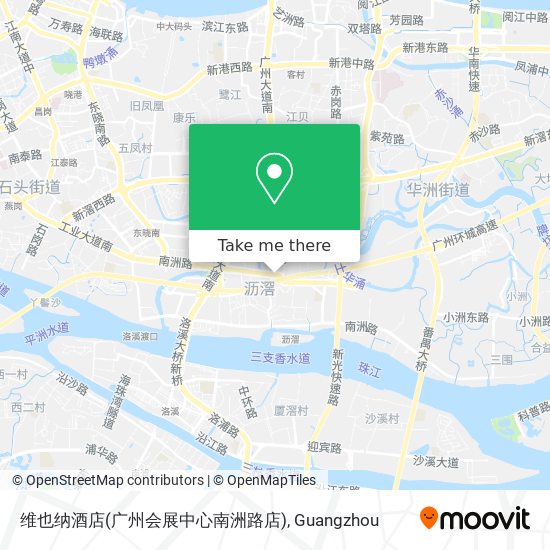 维也纳酒店(广州会展中心南洲路店) map