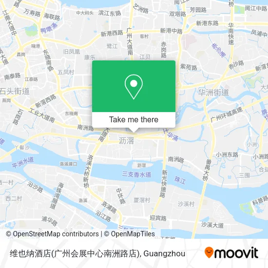 维也纳酒店(广州会展中心南洲路店) map
