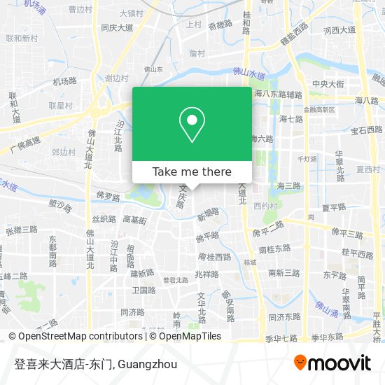 登喜来大酒店-东门 map