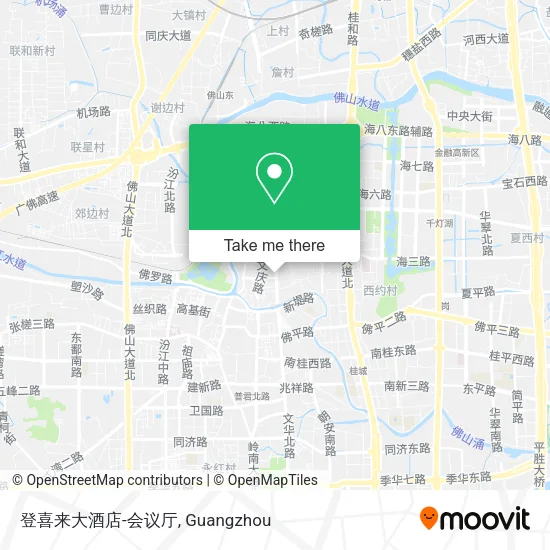 登喜来大酒店-会议厅 map