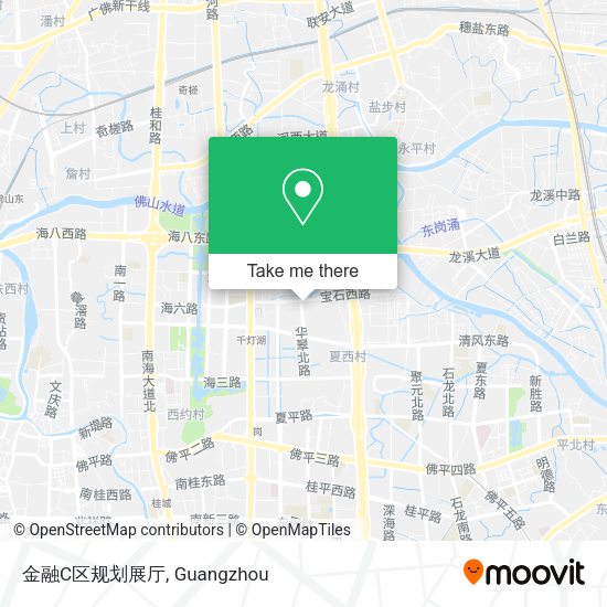金融C区规划展厅 map