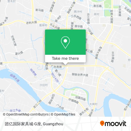 团亿国际家具城-G座 map