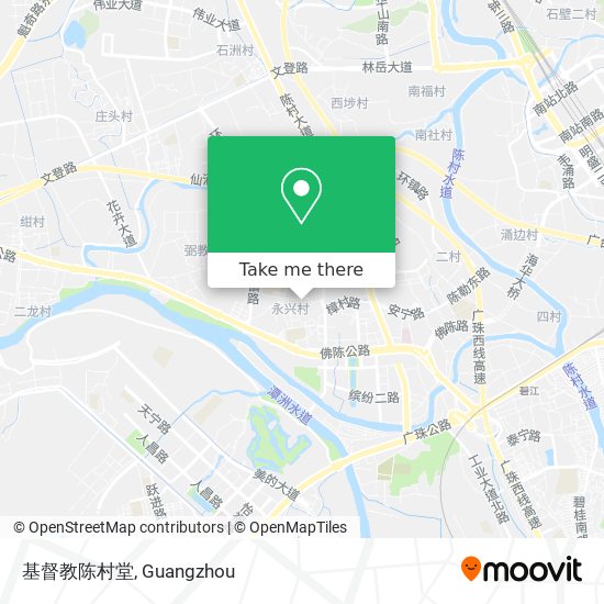 基督教陈村堂 map