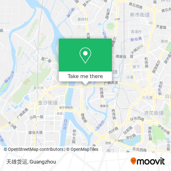 天雄货运 map