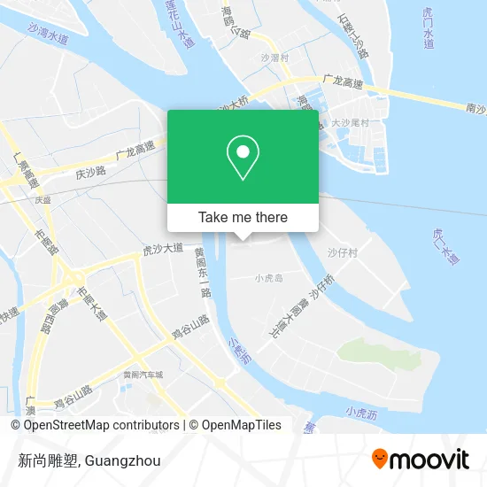 新尚雕塑 map
