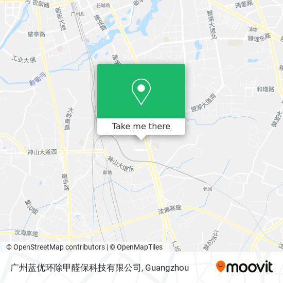 广州蓝优环除甲醛保科技有限公司 map