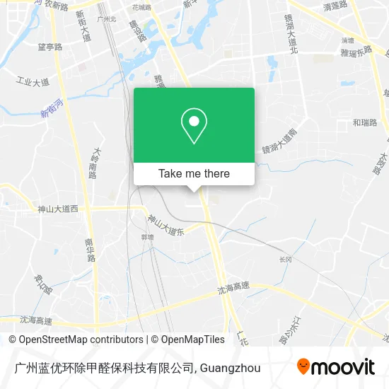 广州蓝优环除甲醛保科技有限公司 map
