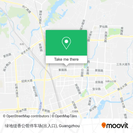 绿地缇香公馆停车场(出入口) map