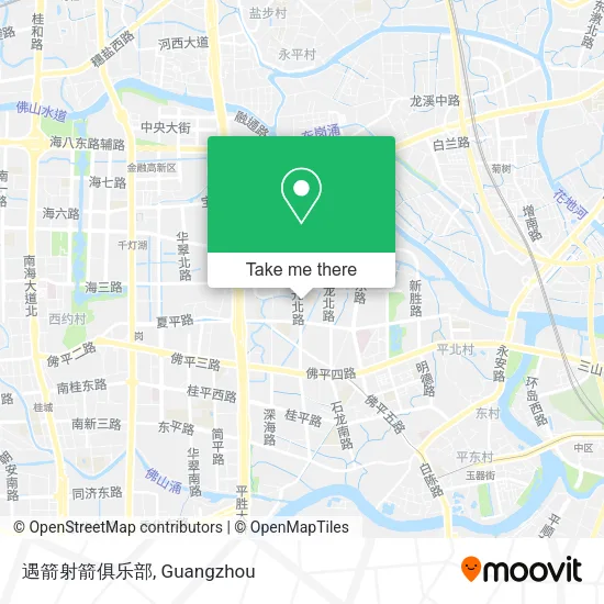 遇箭射箭俱乐部 map