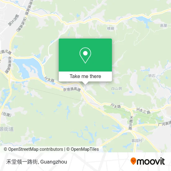 禾堂领一路街 map