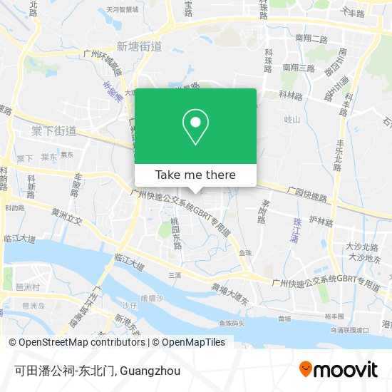 可田潘公祠-东北门 map