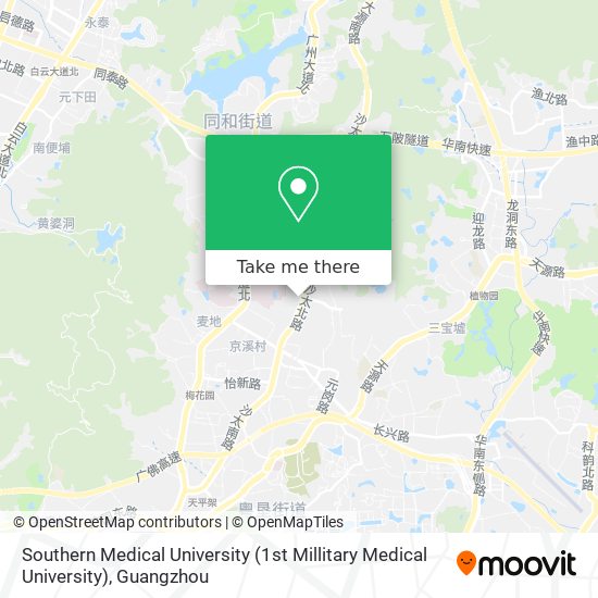 Southern Medical University (1st Millitary Medical University) map