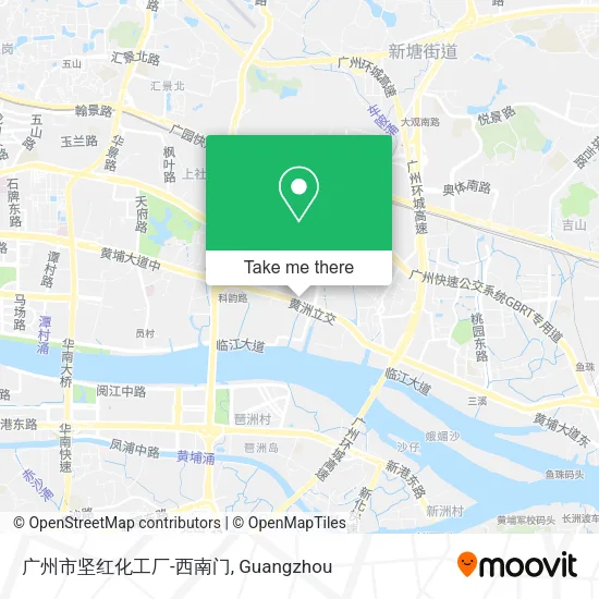 广州市坚红化工厂-西南门 map