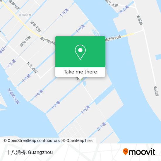 十八涌桥 map