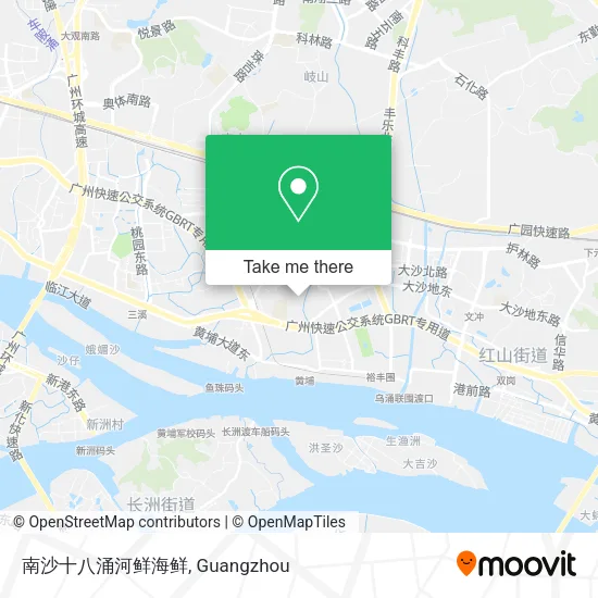 南沙十八涌河鲜海鲜 map