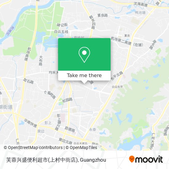 芙蓉兴盛便利超市(上村中街店) map