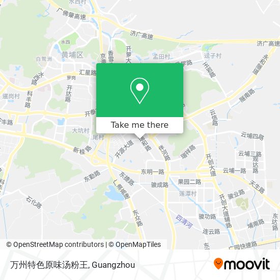 万州特色原味汤粉王 map