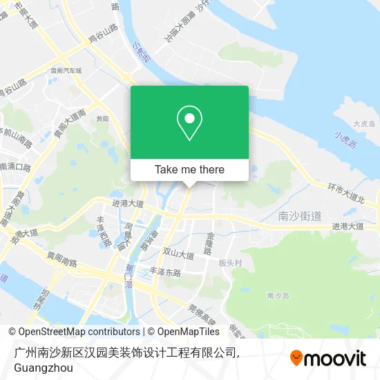广州南沙新区汉园美装饰设计工程有限公司 map